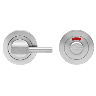 CEZ1334 BAD 71 - Karcher Design Round 3-Piece Rose Disabled Turn & Release with Indicator Set - Satin Stainless Steel