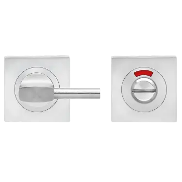 Click Here To Enlarge This Photo Of EZ1344 BAD 71 - Karcher Design Square 3-Piece Rose Disabled Turn & Release with Indicator Set - Satin Stainless Steel