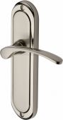 AMB6210-MC Heritage Brass Door Handle Lever Latch Ambassador Design Mercury Finish