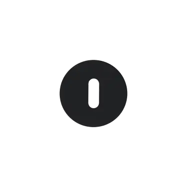 Click Here To Enlarge This Photo Of EZ195 BB 83 - Karcher Design Round Plan Design &lpar;Magnetic Rose&rpar; Standard Keyhole Escutcheon - Cosmos Black