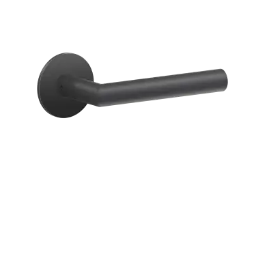 Click Here To Enlarge This Photo Of EPL28 0S 83 - Karcher Design Rhodos Round Plan Design Rose Lever Set - Cosmos Black &lpar;Unsprung&rpar;