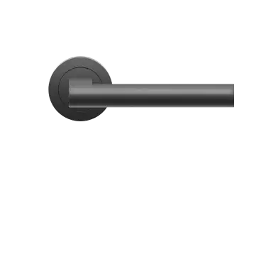 Click Here To Enlarge This Photo Of ER45 0S 83 - Karcher Design Madeira Round 3-Piece Rose Lever Set - Cosmos Black &lpar;Sprung&rpar;