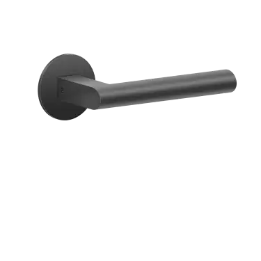 Click Here To Enlarge This Photo Of EPL45 0S 83 - Karcher Design Madeira Round Plan Design Rose Lever Set - Cosmos Black &lpar;Unsprung&rpar;