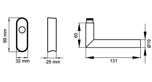 Click Here To Enlarge This Photo Of EF284 EAR 83 - Karcher Design Rhodos Window Espag Handle Lockable with Key - Cosmos Black
