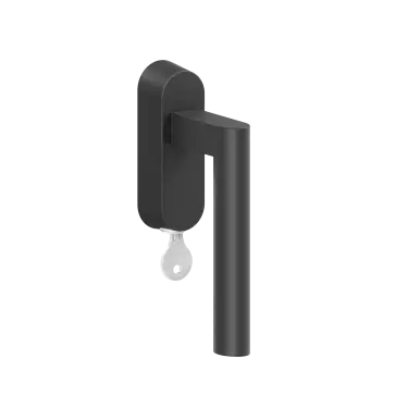 Click Here To Enlarge This Photo Of EF454 EAR 83 - Karcher Design Madeira Window Espag Handle Lockable with Key - Cosmos Black