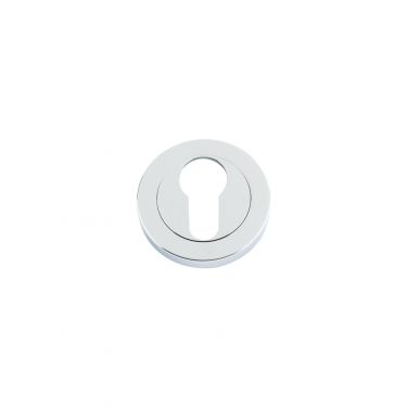 Click Here To Enlarge This Photo Of RM001CP - Zoo Hardware Rosso Maniglie Euro Profile Escutcheon - Polished Chrome