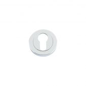RM001CP - Zoo Hardware Rosso Maniglie Euro Profile Escutcheon - Polished Chrome