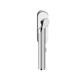 F384L EAR 65 - Karcher Design Starlight &lpar;Left Hand&rpar; Window Espag Handle Lockable with Key - Chrome &sol; Satin Stainless Steel