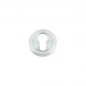 RM001SC - Zoo Hardware Rosso Maniglie Euro Profile Escutcheon - Satin Chrome