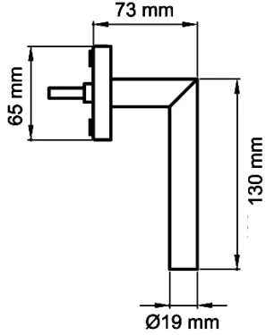 Click Here To Enlarge This Photo Of EF284 83 - Karcher Design Rhodos Window Espag Handle &lpar;Turn Before Tilt&rpar; - Cosmos Black