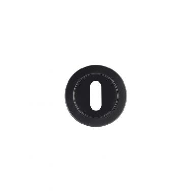 Click Here To Enlarge This Photo Of RM002PCB - Zoo Hardware Rosso Maniglie Standard Profile Escutcheon - Powder Coat Black