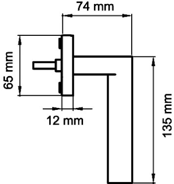 Click Here To Enlarge This Photo Of EF454 83 - Karcher Design Madeira Window Espag Handle &lpar;Turn Before Tilt&rpar; - Cosmos Black