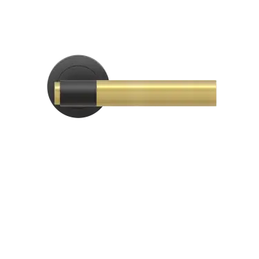 Click Here To Enlarge This Photo Of ER90A2 0S 83 - Karcher Design Studio Series Round Rose Lever Set - Cosmos Black &lpar;Sprung&rpar;