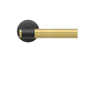 ER90A2 0S 83 - Karcher Design Studio Series Round Rose Lever Set - Cosmos Black &lpar;Sprung&rpar;