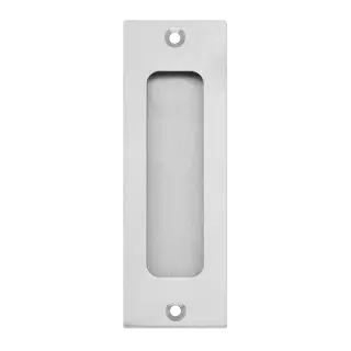 EZ1703Q 71 - Karcher Design Rectangular Flush Pull Handle 120mm &lpar;Face Fix&rpar; - Satin Stainless Steel