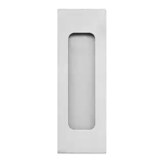 EZ1603Q 71 - Karcher Design Rectangular Flush Pull Handle 120mm &lpar;Concealed Fix&rpar; - Satin Stainless Steel