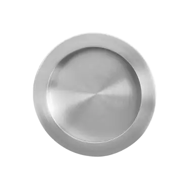 Click Here To Enlarge This Photo Of EZ1704 71 - Karcher Design Round Flush Pull Handle 65mm &lpar;Concealed Fix&rpar; - Satin Stainless Steel