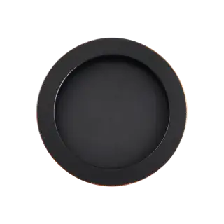 EZ1704 81 - Karcher Design Round Flush Pull Handle 65mm &lpar;Concealed Fix&rpar; - Oil Rubbed Bronze