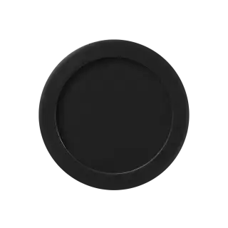 EZ1704 83 - Karcher Design Round Flush Pull Handle 65mm &lpar;Concealed Fix&rpar; - Cosmos Black