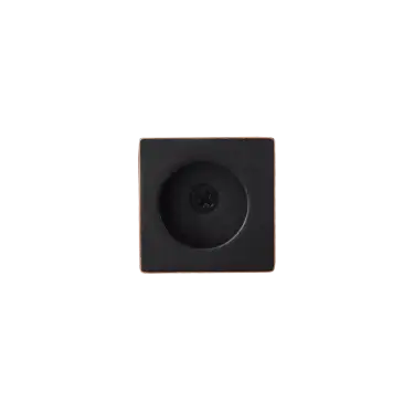 Click Here To Enlarge This Photo Of EZ1705Q 81 - Karcher Design Square Pocket Door Finger Pull 29mm &lpar;Face Fix&rpar; - Oil Rubbed Bronze