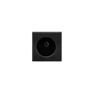 EZ1705Q 83 - Karcher Design Square Pocket Door Finger Pull 29mm &lpar;Face Fix&rpar; - Cosmos Black