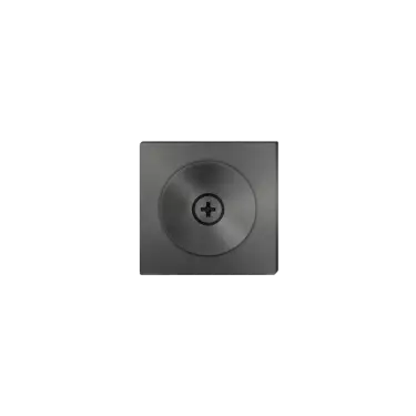 Click Here To Enlarge This Photo Of EZ1705Q 89 - Karcher Design Square Pocket Door Finger Pull 29mm &lpar;Face Fix&rpar; - Titan Grey