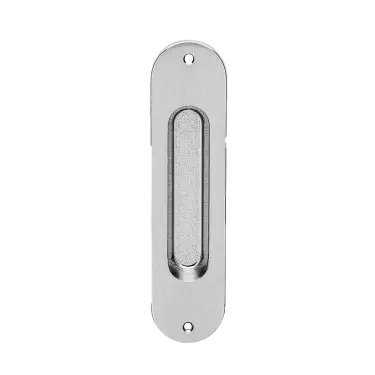 Click Here To Enlarge This Photo Of Z1702 55 - Karcher Design Oval Flush Pull Handle 153mm &lpar;Face Fix&rpar; - Satin Chrome