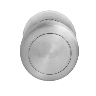 ERK530 0S 71 - Karcher Design Disc Mortice Knob - Satin Stainless Steel
