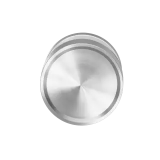 ERK590 0S 71 - Karcher Design Studio Series Soft Touch Disc Mortice Knob - Satin Stainless Steel