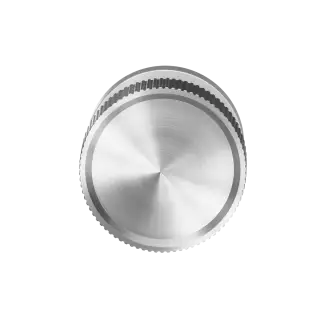 ERK590L 0S 71 - Karcher Design Studio Series Linear Touch Disc Mortice Knob - Satin Stainless Steel