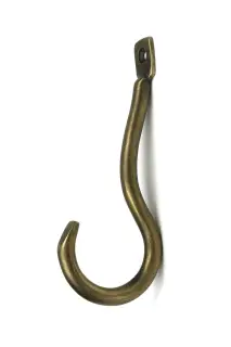 52214 From The Anvil Burnished Brass Anchor Coat Hook