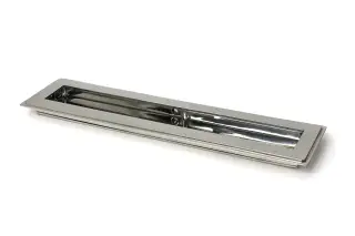 52491 From The Anvil Polished Marine SS &lpar;316&rpar; 250mm Art Deco Rectangular Pull