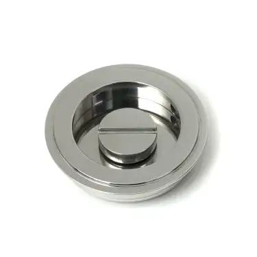 Click Here To Enlarge This Photo Of 52513 From The Anvil Polished Marine SS &lpar;316&rpar; 60mm Art Deco Round Pull - Privacy Set