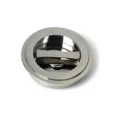 Click Here To Enlarge This Photo Of 52513 From The Anvil Polished Marine SS &lpar;316&rpar; 60mm Art Deco Round Pull - Privacy Set