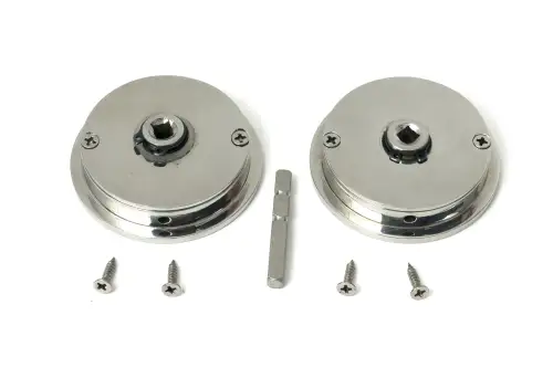 Click Here To Enlarge This Photo Of 52513 From The Anvil Polished Marine SS &lpar;316&rpar; 60mm Art Deco Round Pull - Privacy Set