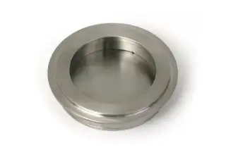 52506 From The Anvil Satin Marine SS &lpar;316&rpar; 60mm Art Deco Round Pull