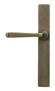 Click Here To Enlarge This Photo Of 52432 From The Anvil Burnished Brass Avon Slimline Lever Latch Set