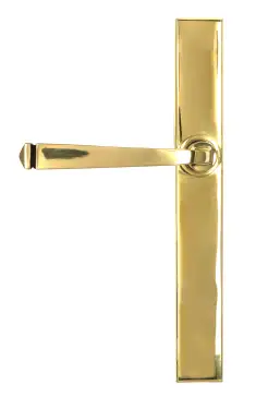 Click Here To Enlarge This Photo Of 52543 From The Anvil Polished Brass Avon Slimline Lever Espag&period; Latch Set