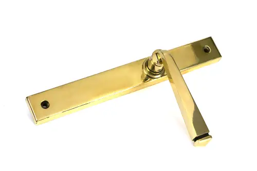 Click Here To Enlarge This Photo Of 52543 From The Anvil Polished Brass Avon Slimline Lever Espag&period; Latch Set