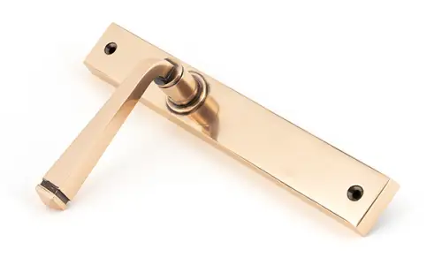Click Here To Enlarge This Photo Of 52430 From The Anvil Polished Bronze Avon Slimline Lever Latch Set