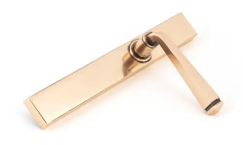 Click Here To Enlarge This Photo Of 52430 From The Anvil Polished Bronze Avon Slimline Lever Latch Set