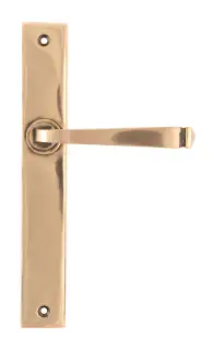 52430 From The Anvil Polished Bronze Avon Slimline Lever Latch Set