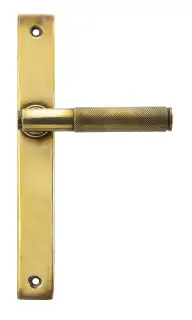 52536 From The Anvil Aged Brass Brompton Slimline Lever Espag&period; Latch Set