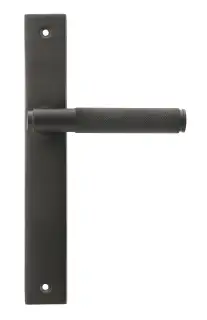 52416 From The Anvil Aged Bronze Brompton Slimline Lever Espag&period; Latch Set