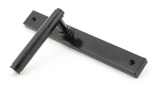 Click Here To Enlarge This Photo Of 52539 From The Anvil Black Brompton Slimline Lever Espag&period; Latch Set