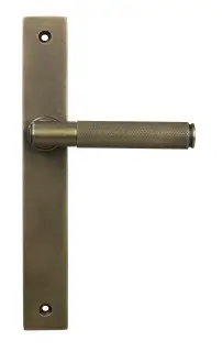 52418 From The Anvil Burnished Brass Brompton Slimline Lever Espag&period; Latch Set