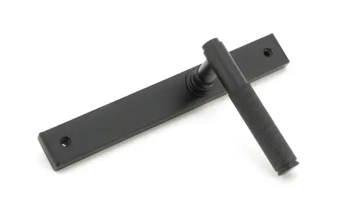 Click Here To Enlarge This Photo Of 52540 From The Anvil Matt Black Brompton Slimline Lever Espag&period; Latch Set