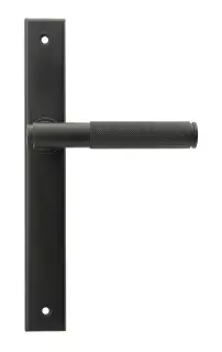 52540 From The Anvil Matt Black Brompton Slimline Lever Espag&period; Latch Set