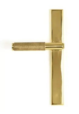 Click Here To Enlarge This Photo Of 52542 From The Anvil Polished Brass Brompton Slimline Lever Espag&period; Latch Set