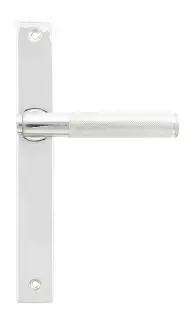 52537 From The Anvil Polished Chrome Brompton Slimline Lever Espag&period; Latch Set